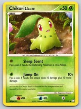 Chikorita 77/123 Common Mysterious Treasures Pokemon Moderately Played on eBay