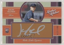 2019 Panini Leather & Lumber Rookie Signatures 32/149 Kolby Allard #125 Auto 1u6