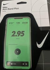 Nike Arm Band Plus Running With Adjustable Strap Tech Touch Window New