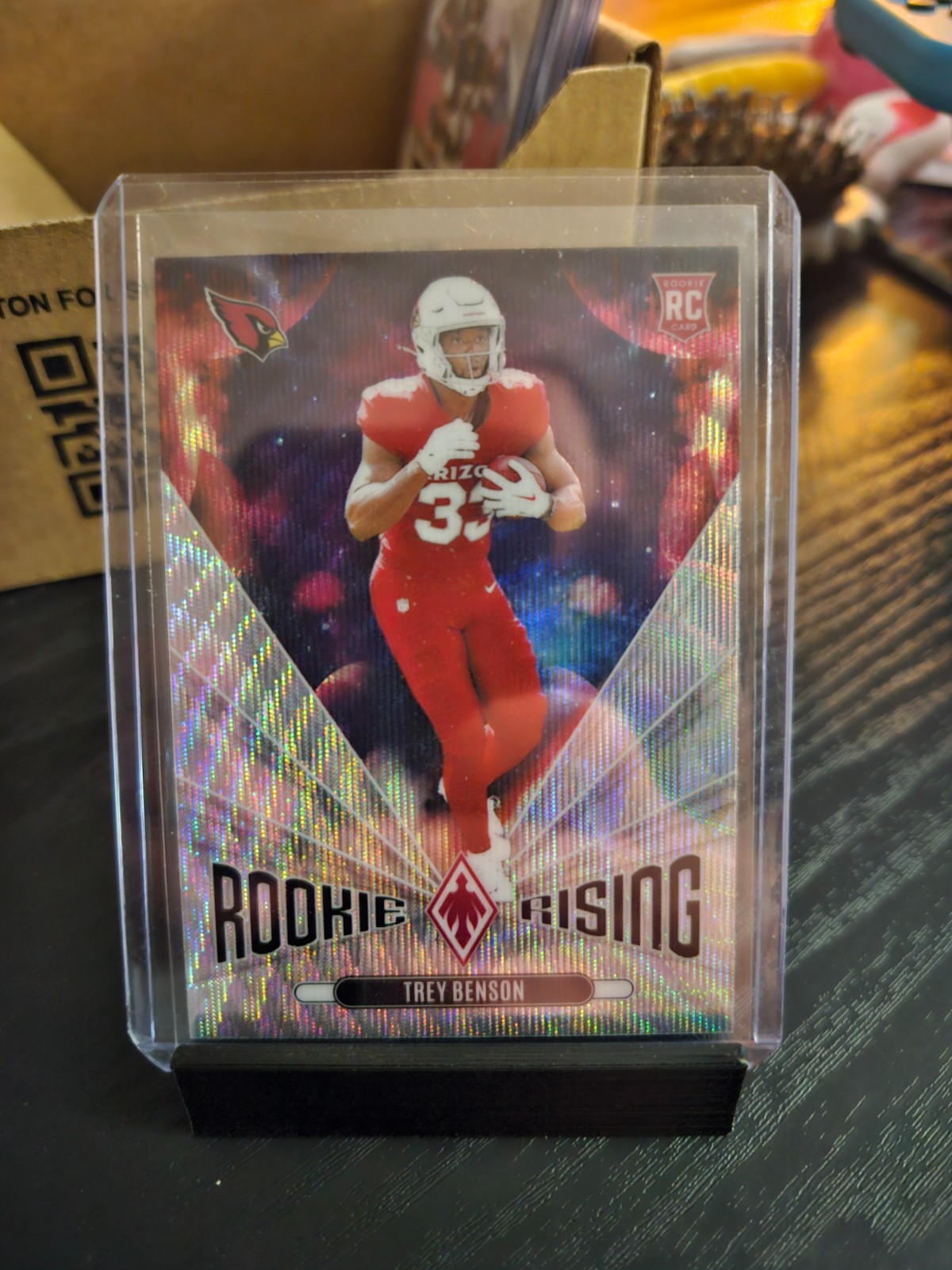 2024 Panini Phoenix - Rookie Rising Trey Benson #RR-TBN Wave (RC)