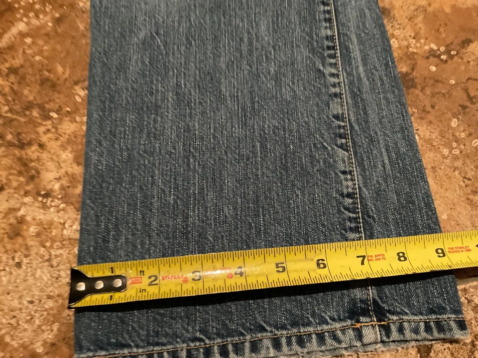 JEAN JEANS VINTAGE 2005 J.CREW BOYJEAN PERNA RETA (TAMANHO 34R) - Imagem 2 de 4
