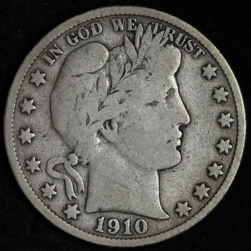 1910-S Barber Half Dollar — photo from the most recent tracked eBay sale
