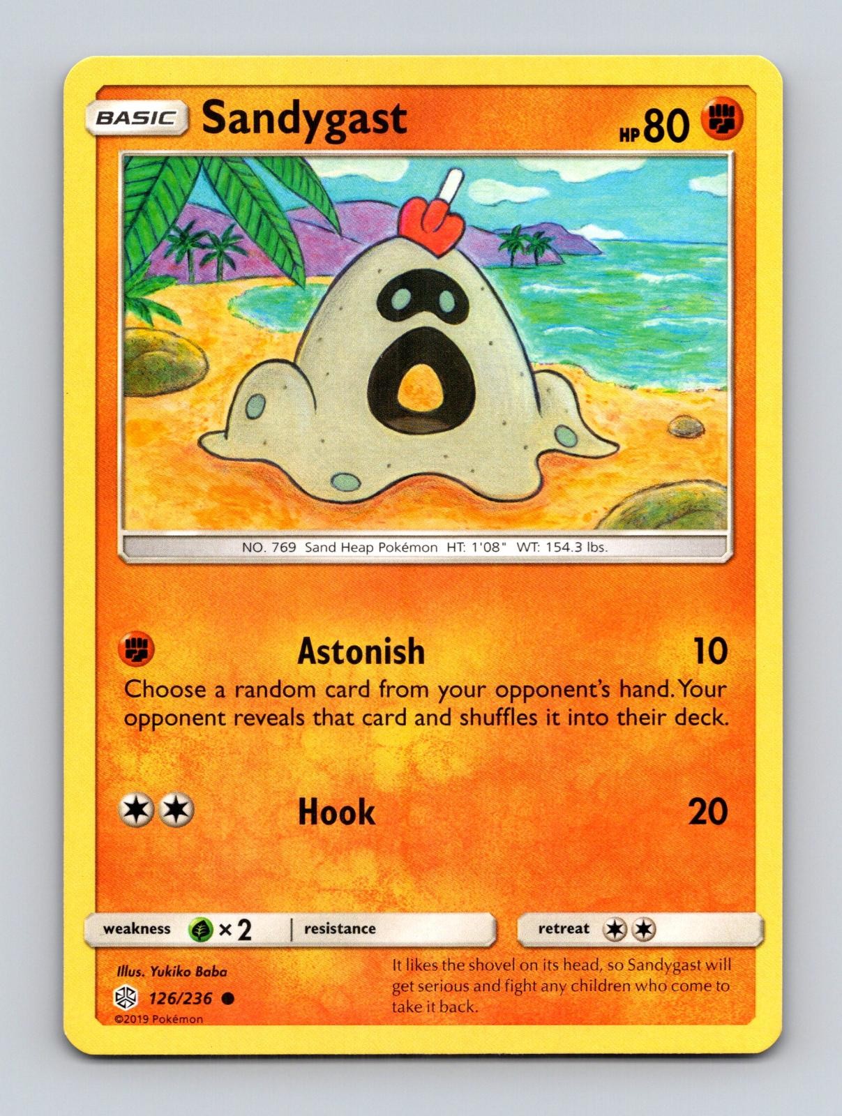Sandygast 126/236 C Cosmic Eclipse Pokemon NM