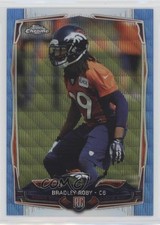 2014 Topps Chrome Blue Wave Refractor Bradley Roby #209 0w8
