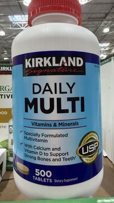 Kirkland Signature Daily Multi, 500 Tablets