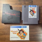 Whomp Em Nintendo NES Authentic Cart w/manual and Sleeve - Tested