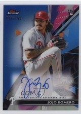 2021 Topps Finest Blue Refractor 16/150 JoJo Romero #FA-JRO Auto 1c47