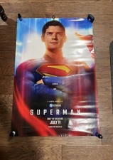 SUPERMAN Original Double Sided DS 27x40 Movie Poster DC Studios Version B EXC