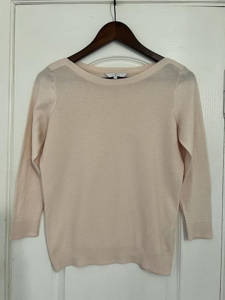 Women Jasper Conran Sweater Peach Cotton 36 / S /