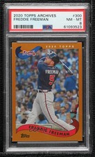 2020 Topps Archives 2002 Topps Freddie Freeman #300 PSA 8 09dw