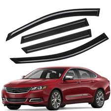 Tape-on Window Visors Rain Guards Wind Deflectors For 2014-2020 Chevrolet Impala Tape-on Window Visors Rain Guards Wind Deflectors For 2014-2020 Chevrolet Impala