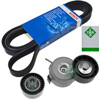 Bosch 6PK1705 Keilrippenriemen-Satz + Spanner FüR Citroen Peugeot CitroËN