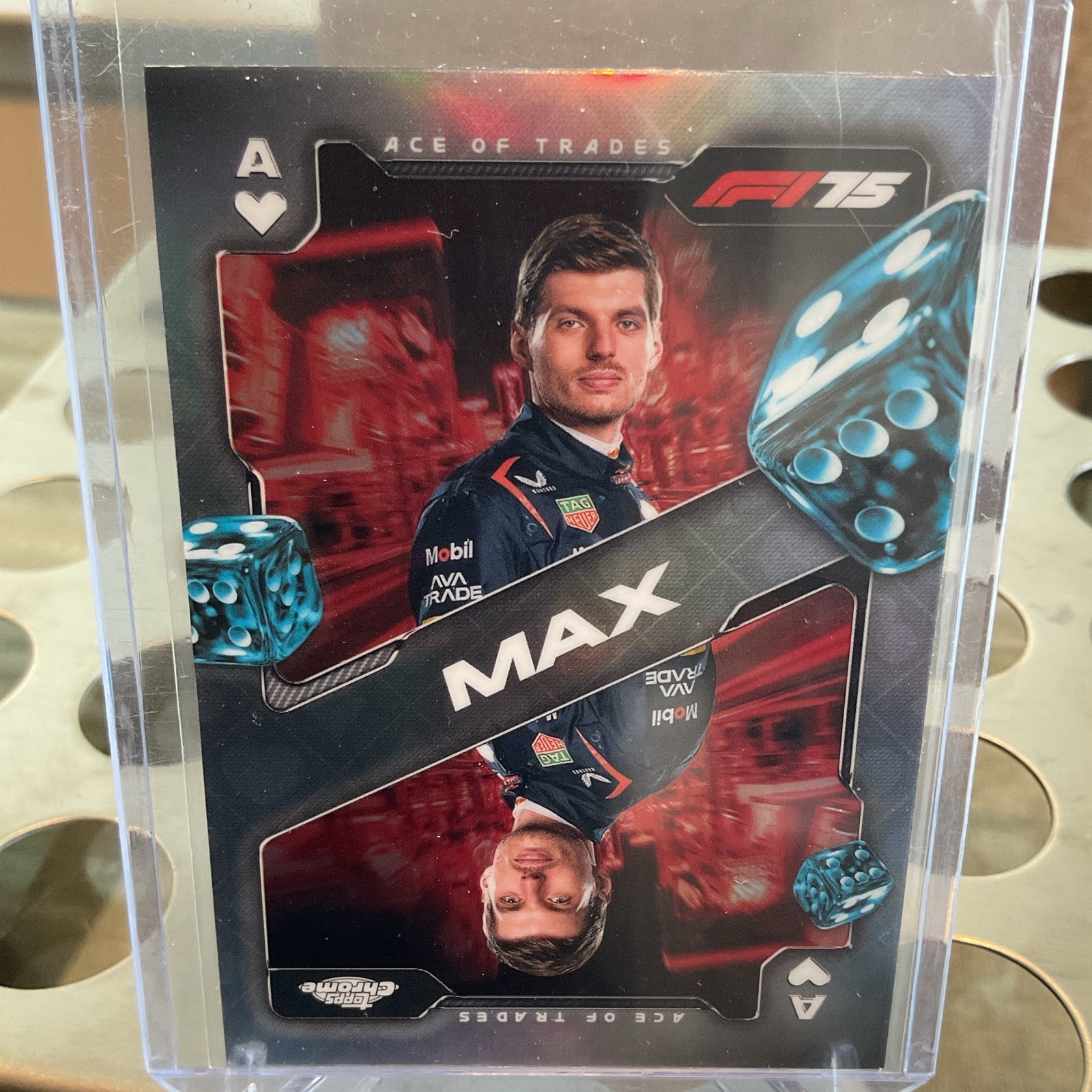 Topps Chrome / Logofractor F1 Max Verstappen Refractors view 10