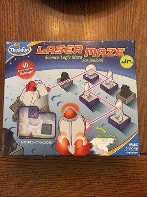 ThinkFun Laser Maze Jr. Science Logic Maze, STEM Educational Game. Complete Set