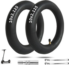 2 Pack 10 X 2.125 Scooter Tire Inner Tube, 10 Inch Tube Thickened  Compatible w