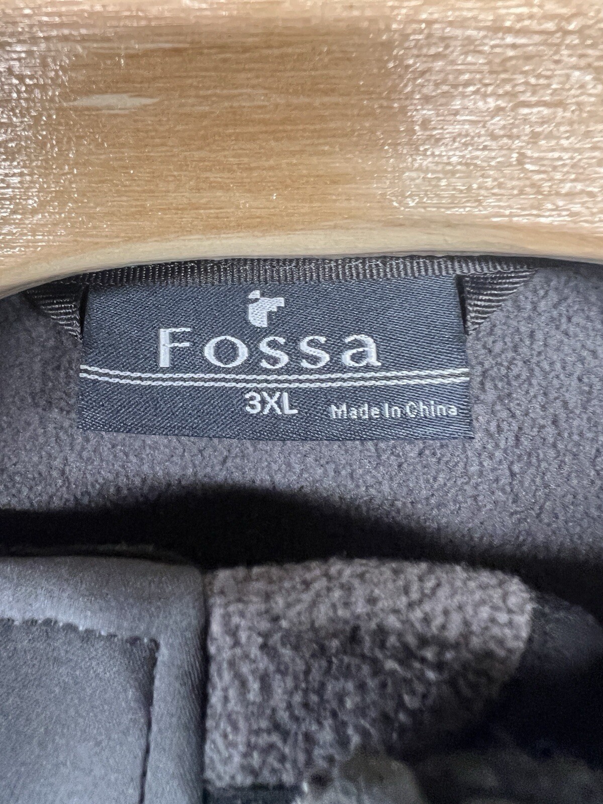 Fossa Apparel Meta Facebook Downtown Gray Soft Shell Jacket Women's Size 3XL NWT