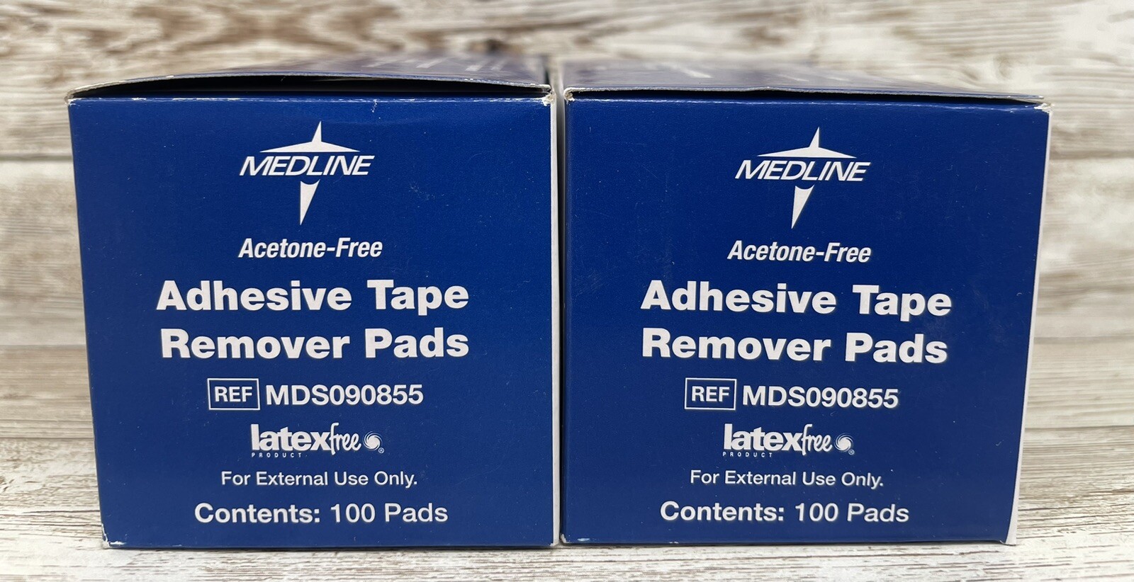Lot of 2 MEDLINE MDS090855 Adhesive Tape Remover Pads 200PADS eBay