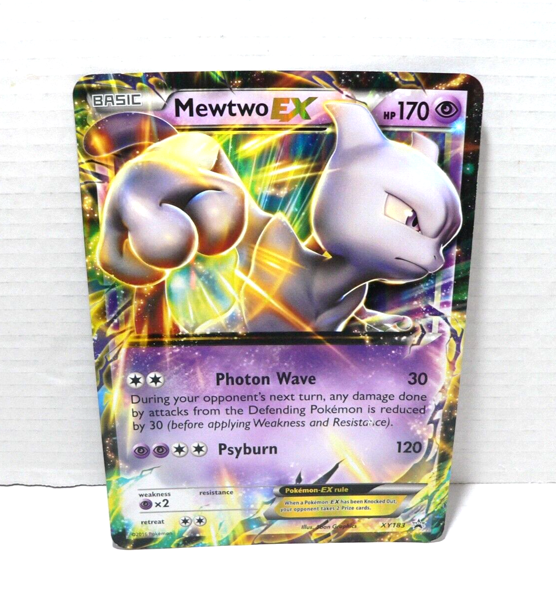 Mewtwo EX HP 170 Large Pokemon Card. READ. | eBay