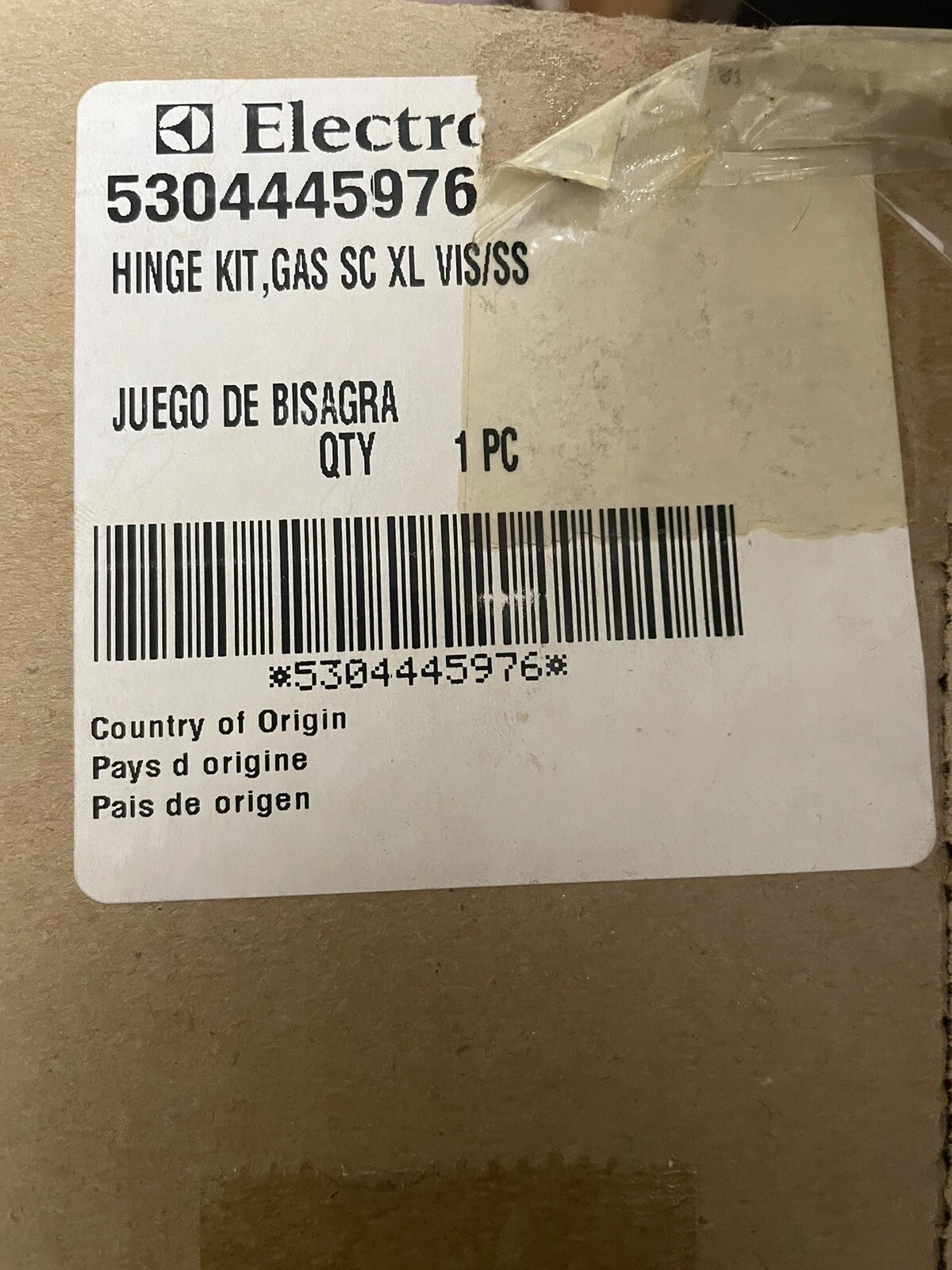5304445975 Electrolux Frigidaire Door Hinge
