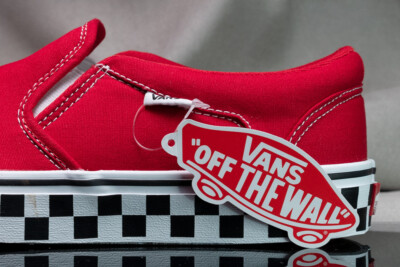 VANS ASHER CHECKER SIDEWALL shoes for men, NEW & AUTHENTIC, US size 11