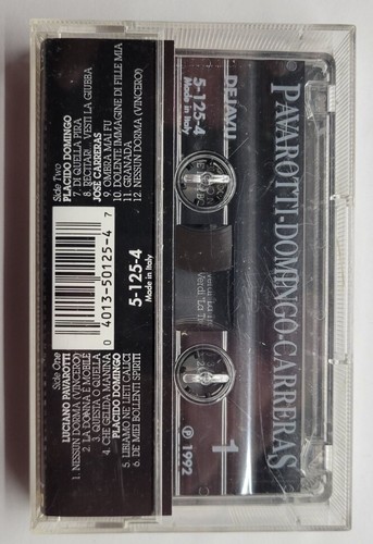 Gold Collection The Three Tenors Pavarotti Domingo Carreras Cassette - Picture 2 of 5