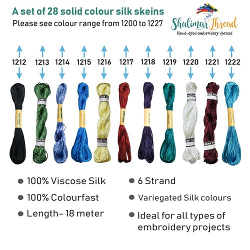 Viscose Silk Embroidery Thread and DIY Crafting Thread - Picture 25 of 38