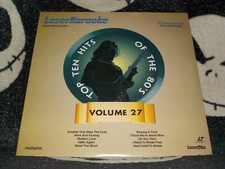 LaserKaraoke Top Ten Hits of the 80s Vol 27 NEW SEALED Laserdisc LD FreeShip 50