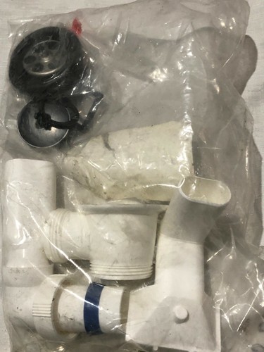 Kitchen Sink single Bowl Waste Kit white - Picture 2 of 3