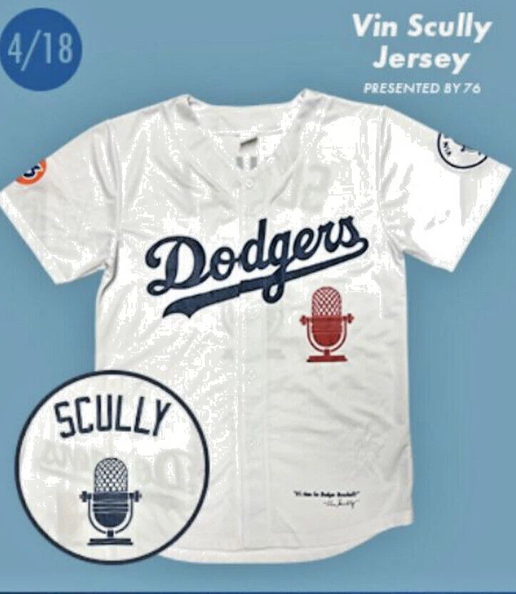 dodgers jersey vin scully