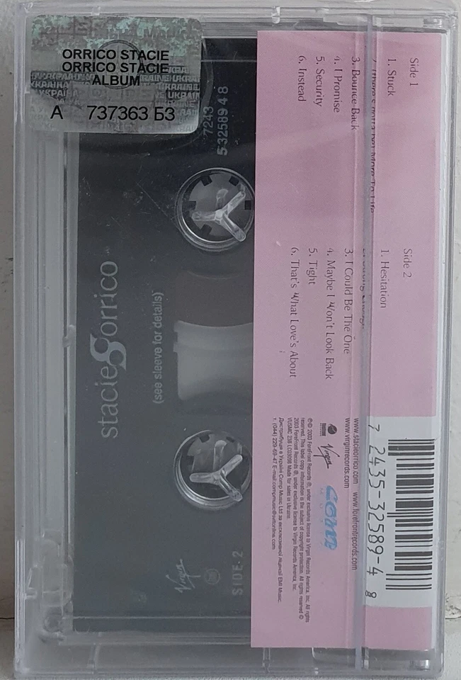 STACIE ORRICO - STACIE ORRICO Cassette OFFICIAL UKRAINIAN RELEASE NEW SEALED - Image 2 of 4