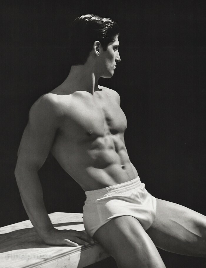 1985 Vintage BRUCE WEBER Semi Nude Male Tony Ward Model Muscle