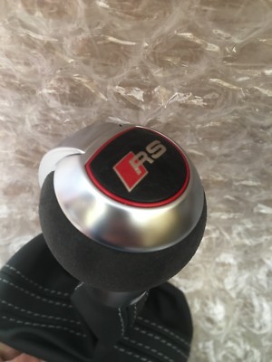 Audi TT RS TTS TTRS 8S DSG Alcantara Gear Knob Gear Stick Leather