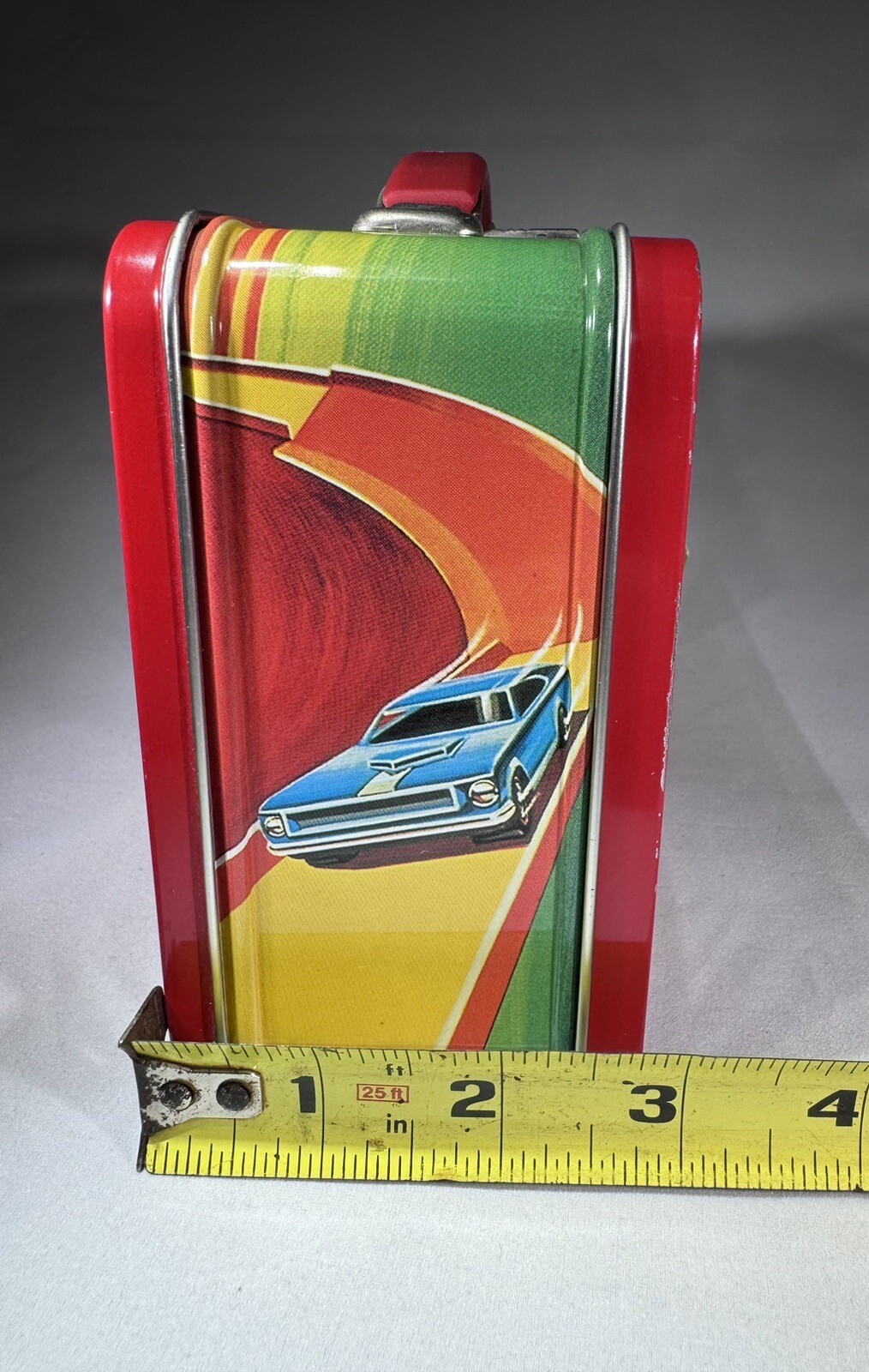 Vintage 1997 Hallmark School Days 70s  Hot Wheels Lunch Box Small Number 3E/0128