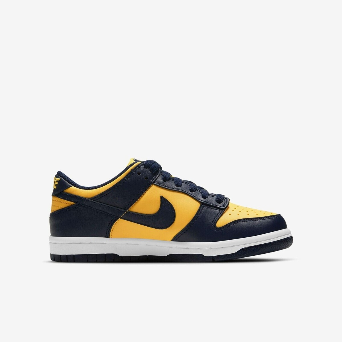 Nike Dunk Low (GS) Size 5.5Y Varsity Maize/Midnight Navy CW1590 Nike Dunk Low (GS) Size 5.5Y Varsity Maize/Midnight Navy CW1590