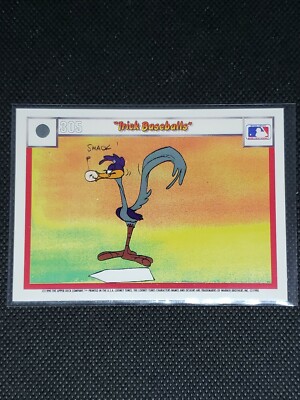 1990 Upper Deck Looney Tunes THE ROADRUNNER #305 TRICK FASTBALLS
