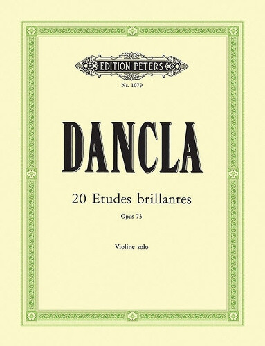 Thumbnail - Dancla - 20 Etudes Brillantes Op 73 Violin By Charles Dancla