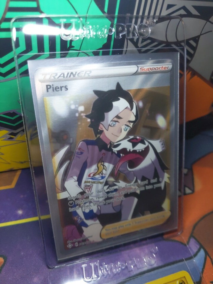 Pokemon Card Piers 069/072 Shining Fates Full Art Trainer Near Mint eBay
