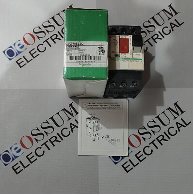 SCHNEIDER ELECTRIC GV2ME32C MOTOR PROTECTION CIRCUIT BREAKER RANGE 24-32AMP