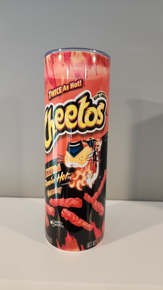 Cheetos Cheddar Jalapeno 20 ounce skinny tumbler