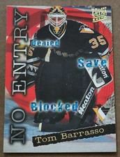 1995-96 Fleer Ultra Extra Tom Barrasso No Entry #364 Hockey Pittsburg Penguins