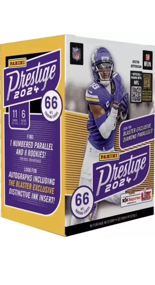 2024 Prestige NFL Football Blaster Box FACTORY SEALED - QTY DISCOUNT .Free Ship