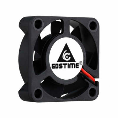 GDSTIME DC 24V 40x40x10 Axial Fan GDA4010 7 Blades Dual Ball Bearing 7500RPM .9W