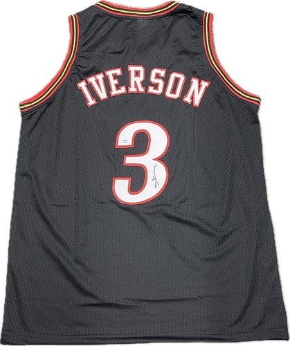 Allen Iverson signed Jersey PSA/DNA Philadelphia 76ers Autographed - 第 1/2 張圖片