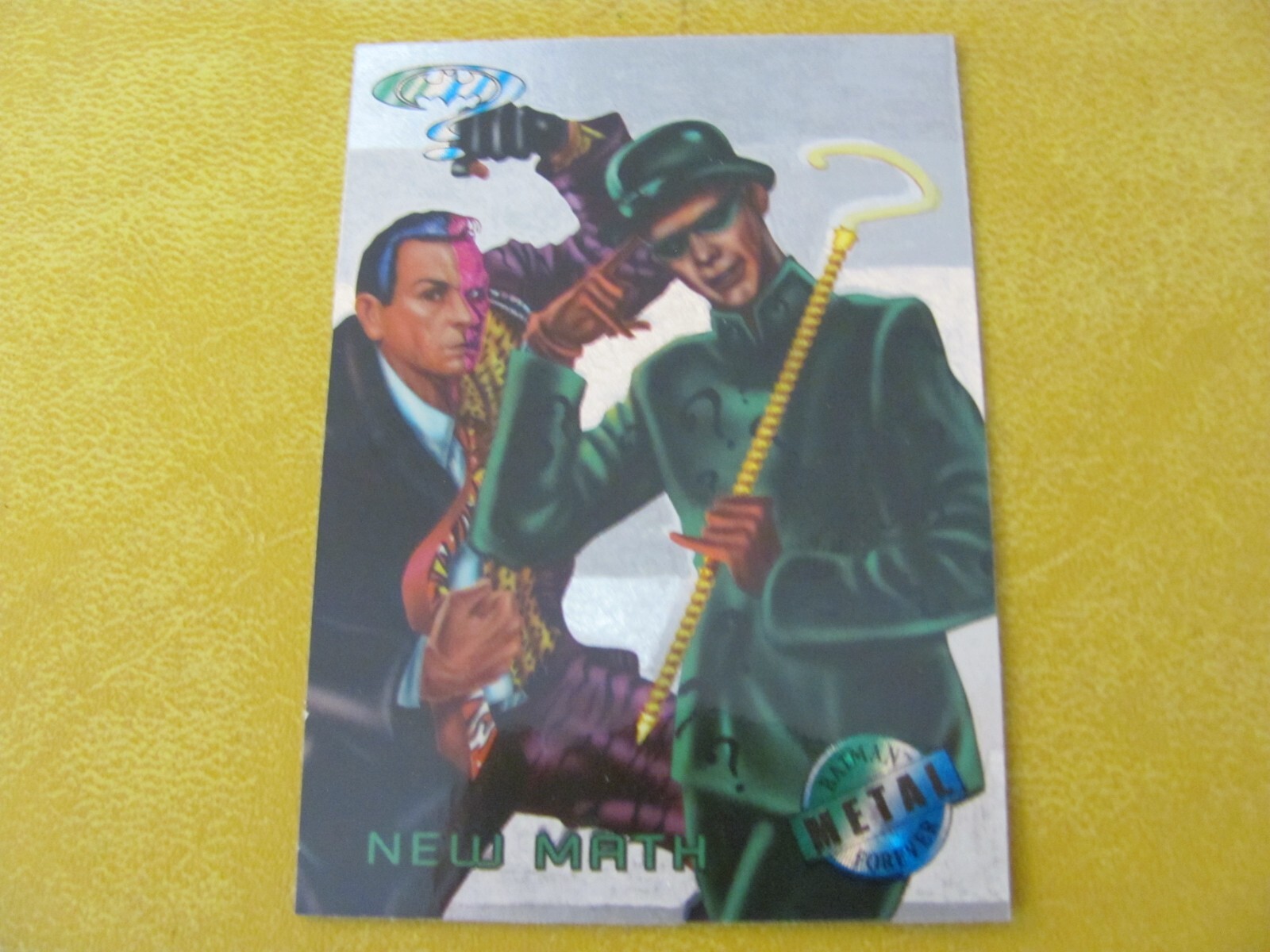 Complete Your Set!! Silver Flasher 1995 Batman Forever Metal Trading Cards.