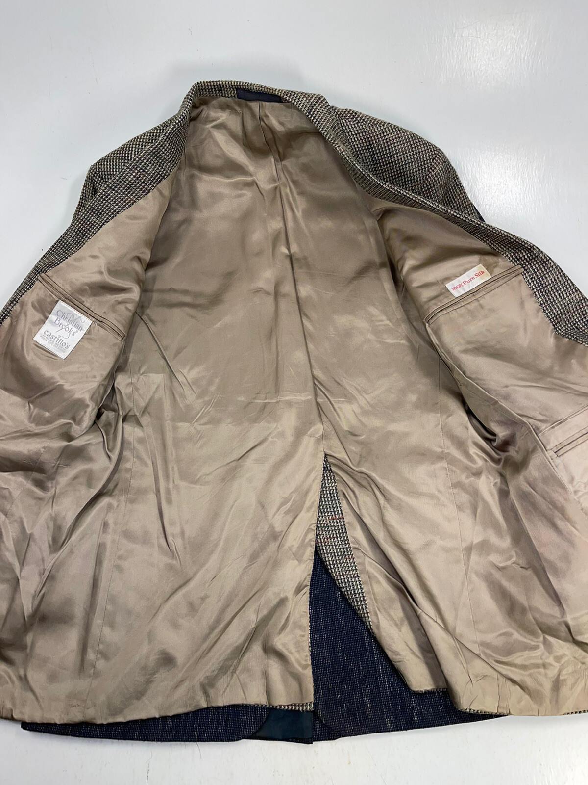 Lotto di 3 Christian Brooks 2 bottoni tuta giacca blazer cappotto sportivo