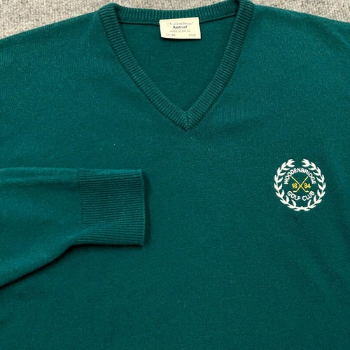 GLENBRAE Sweater Merino Lambs Wool WOODENBRIDGE Golf Club Ireland V