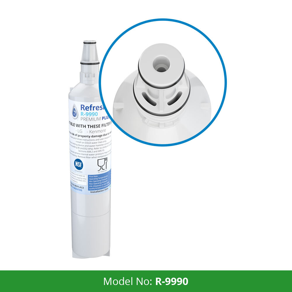 Refresh LG LT600P R9990 Replacement Water Filter For LG & Kenmore