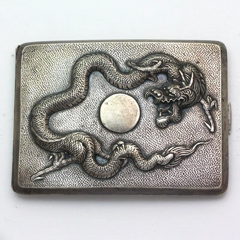 buy cigarette case Buy Edwardian Cigarette Case Sterling Silver Hand Chased Online