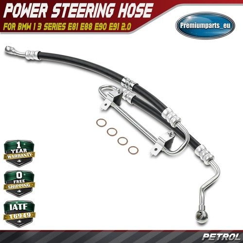 Power Steering Pressure Hose for BMW 1 3 Series E81 E88 E90 E91 2.0