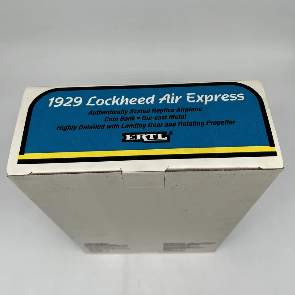 Vintage Toy Airplane 1994 Ertl 1929 Lockheed Air Express Plane - Image 3 of 4